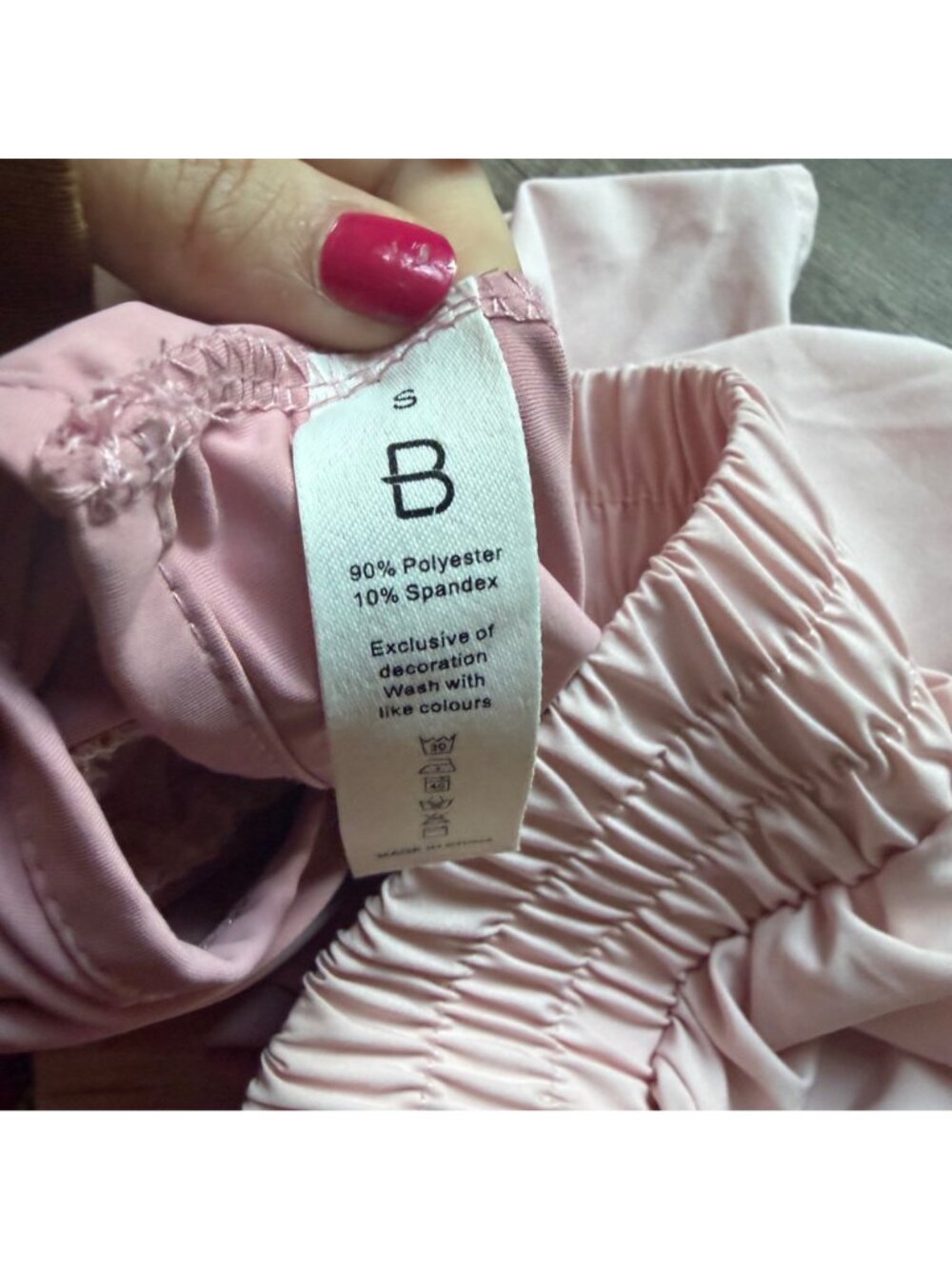 (BOGO 75% Off) Pink Ruffle High-Waisted Shorts - Picture 5 of 5
